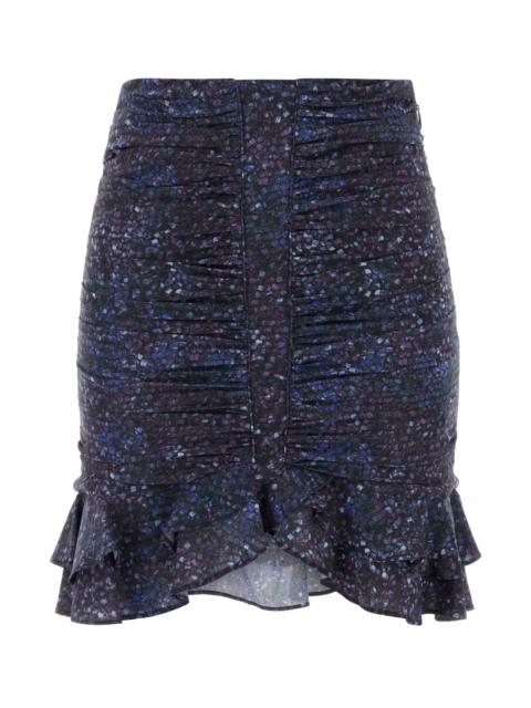 Isabel Marant Isabel Marant Women Printed Stretch Crepe Milendi Mini Skirt