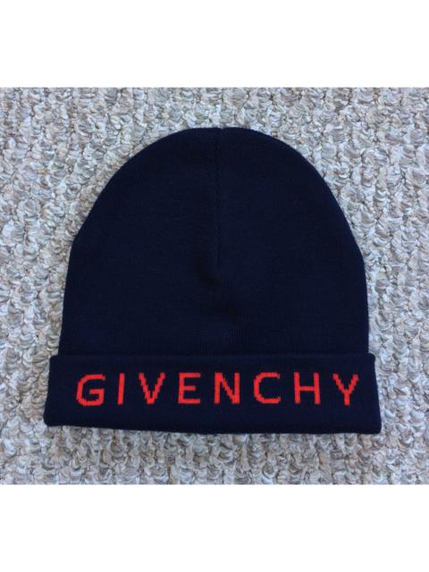 Givenchy Givenchy Logo Beanie Hat