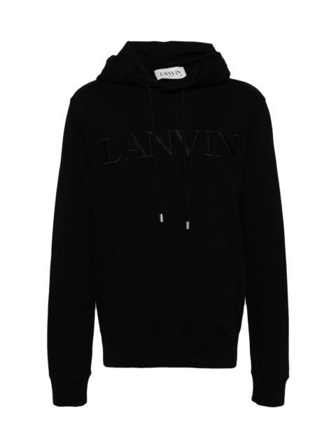 Lanvin LOGO-EMBROIDERED HOODIE