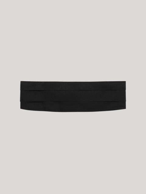 Canali BLACK SILK CUMMERBAND - LARGE