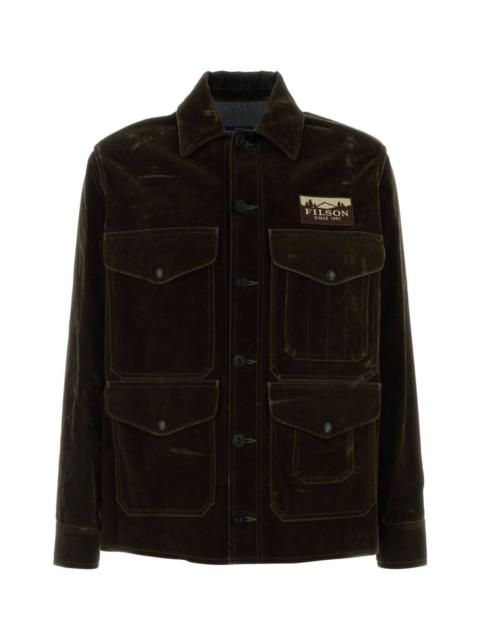 Junya Watanabe MAN Junya Watanabe Men Dark Brown Velvet Jacket