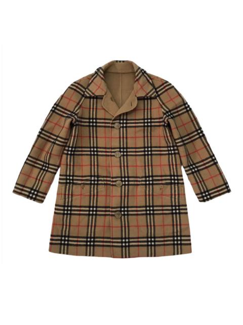 Burberry Reversible Nova Check Burberrys Wool Jacket