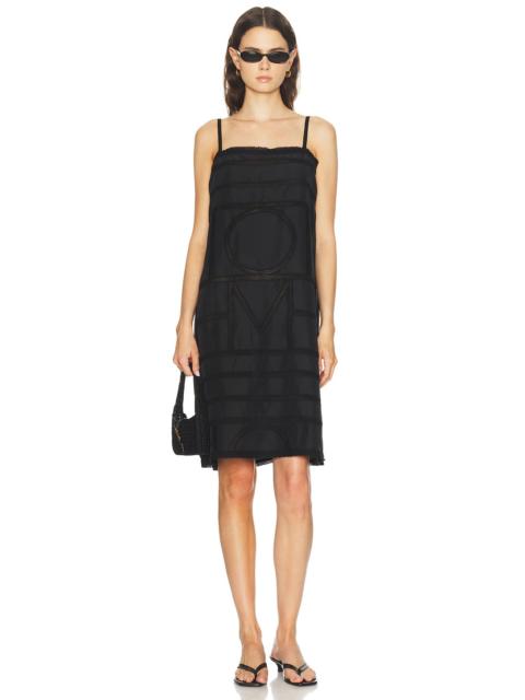 TOTEME Monogram Silk Dress