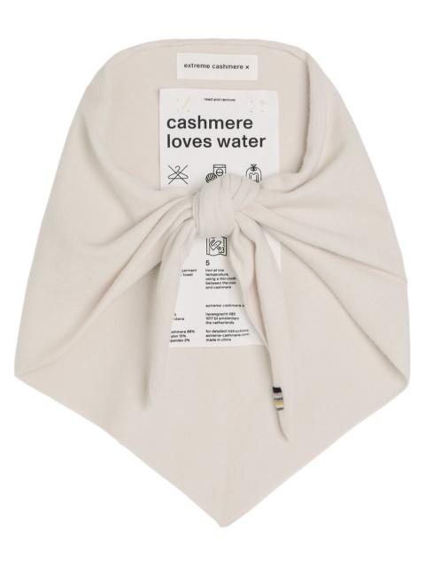 extreme cashmere Extreme Cashmere N°35 Bandana Cashmere-blend Triangle Scarf