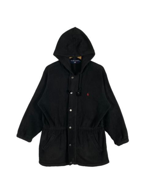 Other Designers Polo Ralph Lauren - Vintage Polo Ralph Lauren Fleece Jacket Zipper Hoodie M Size