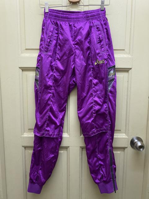 Other Designers Vintage - VTG ASICS ROYAL PURPLE JAPAN MADE TRACKSUIT SWEATPANTS