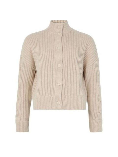 Max Mara MAX MARA Afelio Knit Beige Wool Cardigan New And Authentic (