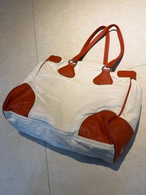Prada Prada Micro Logo Double-Sided Nylon Tote Bag