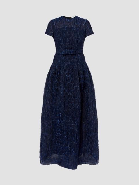 Erdem SHORT SLEEVE A-LINE EVENING GOWN