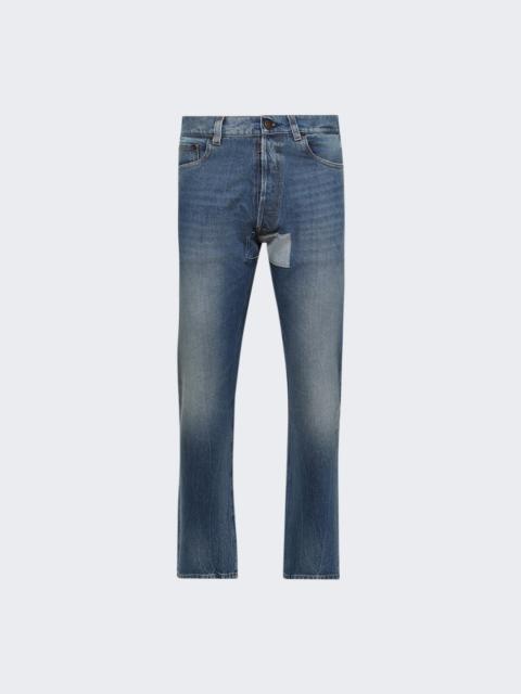 Maison Margiela Tapered Leg Jeans Vintage Medium Blue