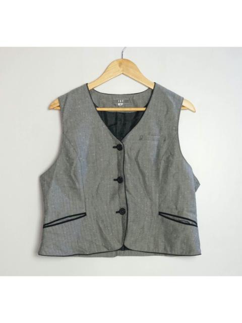 Other Designers Vintage - Suit Vest with Herringbone Pattern and Full Lining
