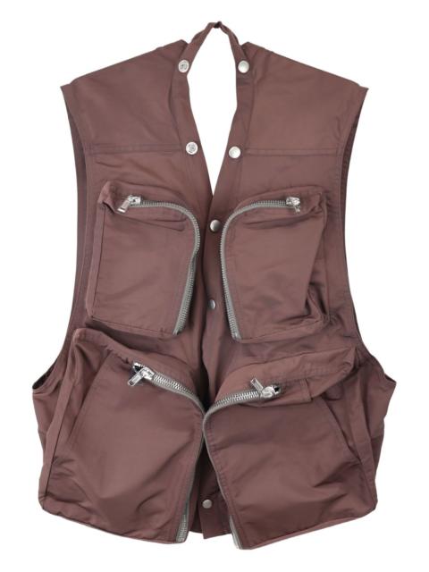 Rick Owens multi-pocket cargo vest