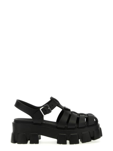 Prada 'Cage monolith' sandals