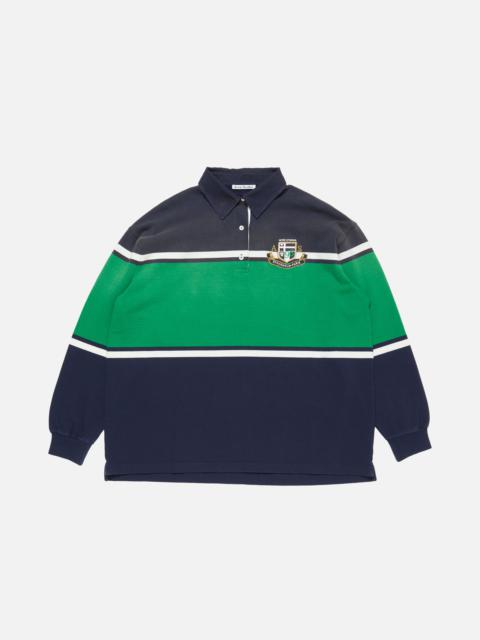 Acne Studios Polo sweater dress - Navy/green