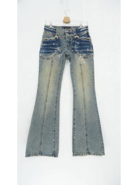 Other Designers Dope 🔥 MORGAN HOMME Distressed Flared Vintage Jeans