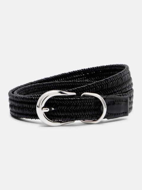 DÉHANCHE Loom braided leather belt