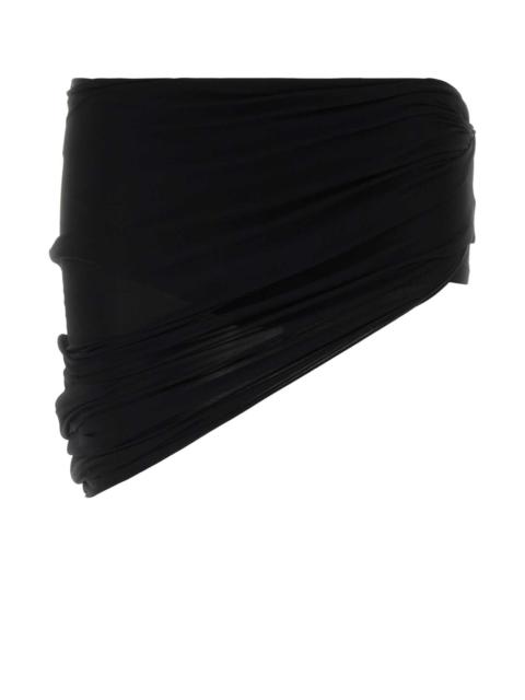 GUCCI Gucci Women Black Stretch Jersey Mini Skirt
