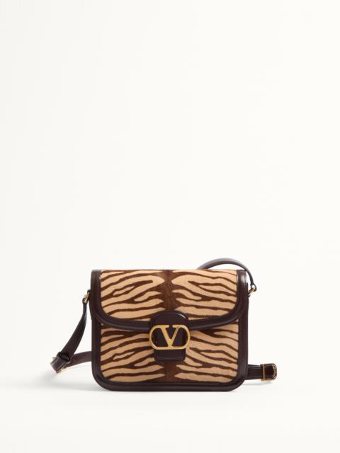 Valentino VALENTINO GARAVANI 9TO5 SHOULDER BAG IN ANIMALIER PONY EFFECT CALFSKIN