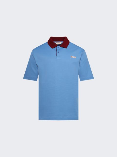 Marni Polo Shirt Iris Blue
