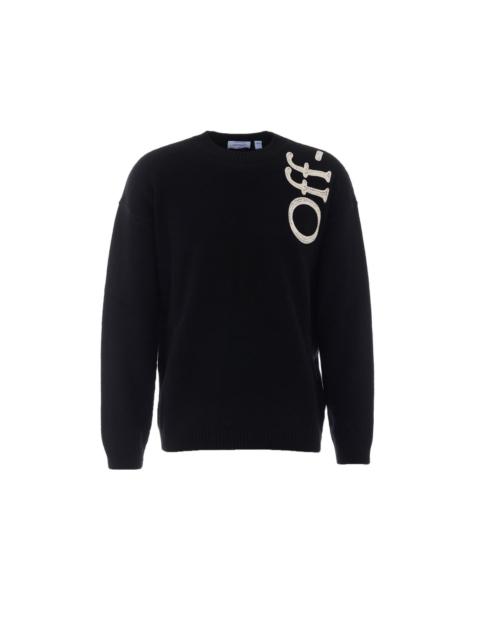 Off-White Off White Men Vertical Bookish Sweater