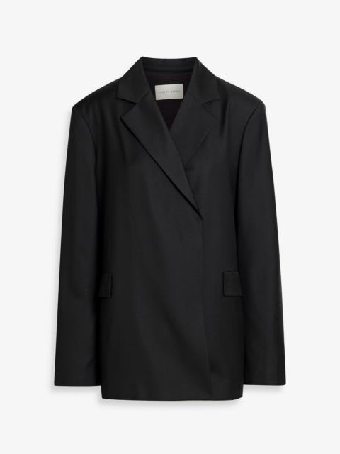Loulou de Saison Arlo double-breasted wool-twill blazer