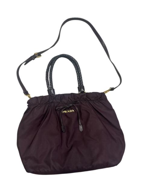 Prada PRADA TESSUTO BOW HANDBAG SHOULDER BAG
