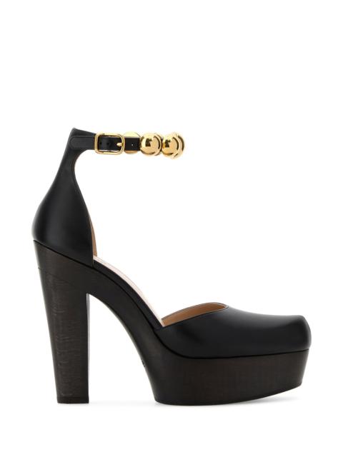 Chloé Black leather Lola pumps