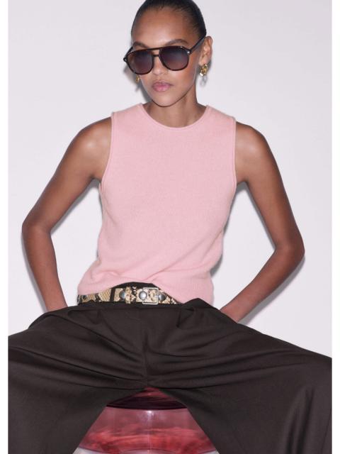 ME+EM Roll Trim Knit Vest