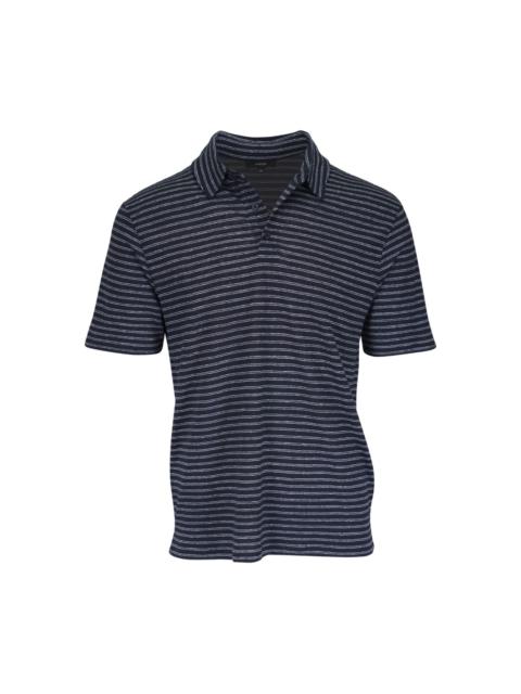 striped polo shirt