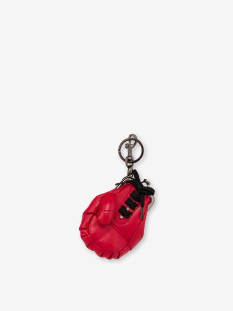 Moschino PADDED NAPPA LEATHER CHARM