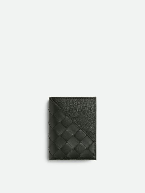Bottega Veneta Intrecciato Diagonal Slim Flap Card Case