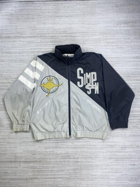 Other Designers If Six Was Nine × Japanese Brand × Vintage - Vtg 90s Simpson Australia Embroidery Color Block Jacket