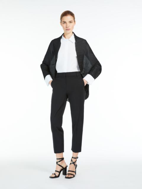 Max Mara VESUVIO Pleated fabric shrug