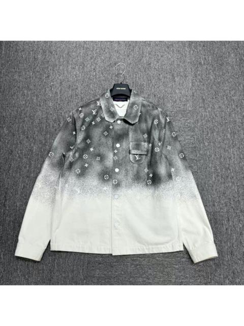 Louis Vuitton LV Gradient Snowfall Monogram Shirt M