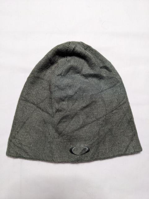 Other Designers Vintage Oakley Gray Acrylic Beanie Hat