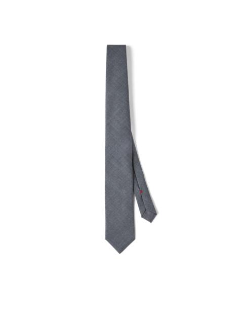 Brunello Cucinelli Brunello Cucinelli Virgin wool tie in Lead at Nordstrom