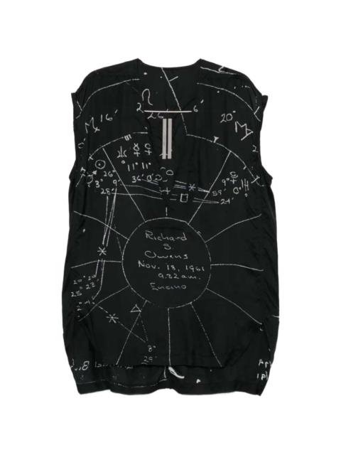 Rick Owens Rick Owens Men Graphic Print Top