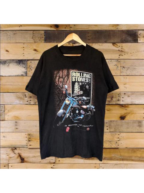 Other Designers Vintage Rolling Stone x Harley Davidson Distress