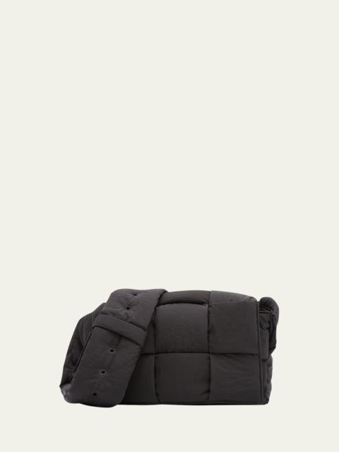 Bottega Veneta Men's Padded Tech Cassette Nylon Crossbody Bag