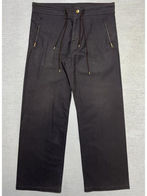 Louis Vuitton Louis Vuitton - Herringbone Stripe Wide Leg Easy Pants