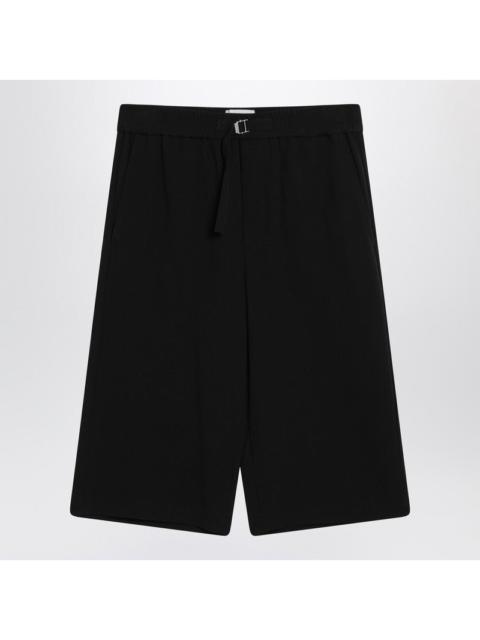 AMI Paris Ami Paris Bermuda Wide Black In Cotton Men