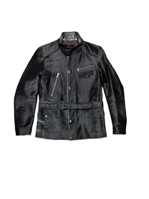 Other Designers Harrods leather utility jacket