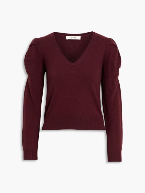 FRAME Frankie ruched wool-blend sweater