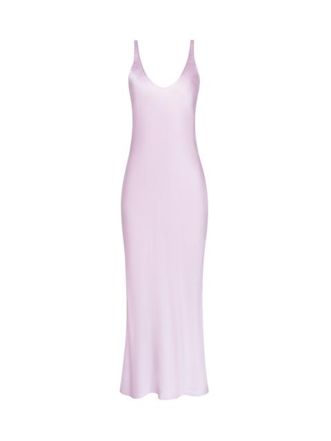 L'AGENCE Akiya Satin Maxi Dress