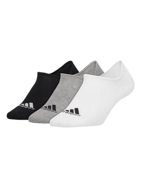 adidas adidas Unisex Performance Invisible Socks 3 Packs Black/White/Grey CV7410