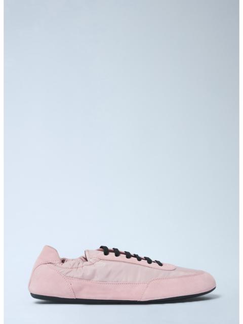 Prada Prada Women Collapse Re-Nylon And Suede Sneakers