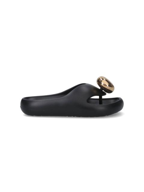 Loewe Paula's Ibiza Women Foam Pebble' Thong Sandals