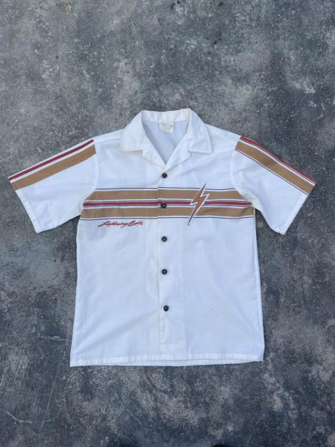 Other Designers Lightning Bolt × Vintage - Vintage 80s Lightning Bolt Striped Buttoned Shirt