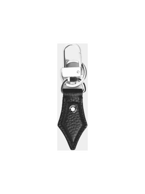 Montblanc Black Leather Key Ring
