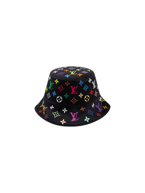 Louis Vuitton Reversible Superflat Bucket Hat "Takashi Murakami - Multicolore Noir"